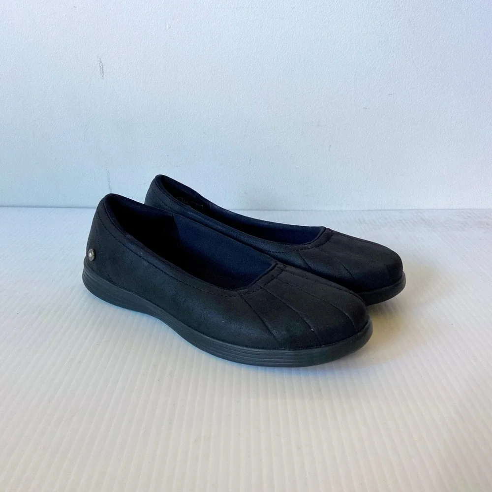 Skechers On The Go Dreamy Upscale Skimmer Flats Black Womens 7